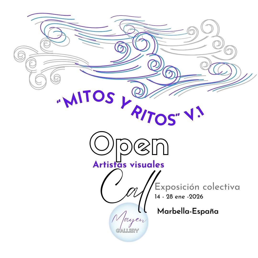 Obra simbólica inspirada en mitología y ritualidad, presentada en la exposición colectiva de arte Marbella