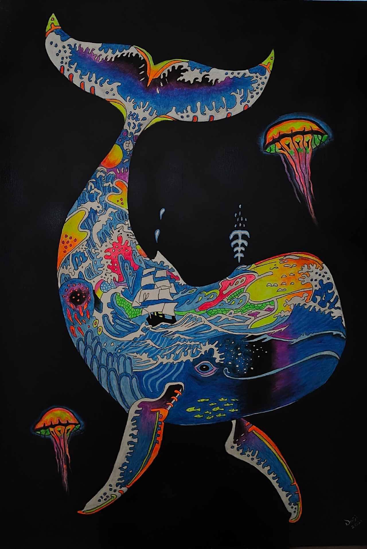 Deriva cibernética, obra de NANZI